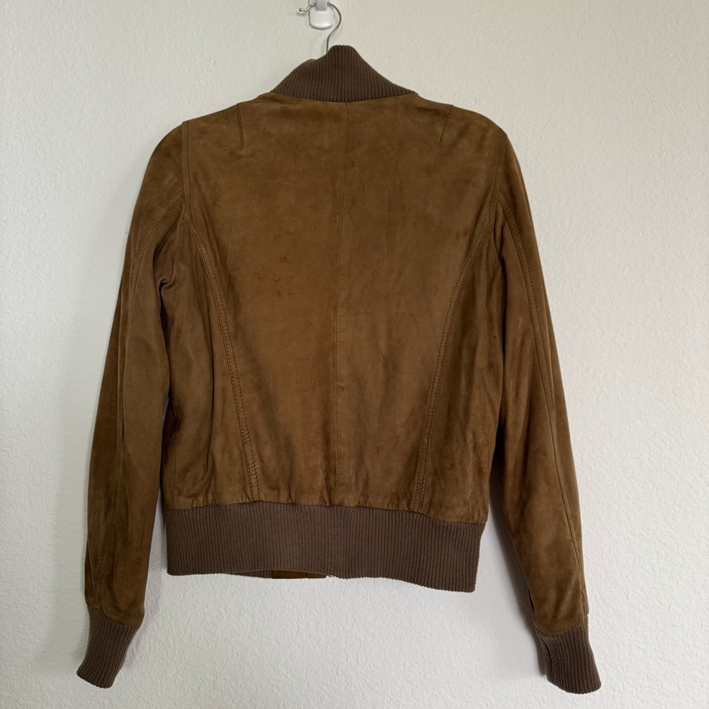 Sacoor Brothers 100% GENUINE LEATHER Light Jacket Unisex Size S - Picture 7 of 16
